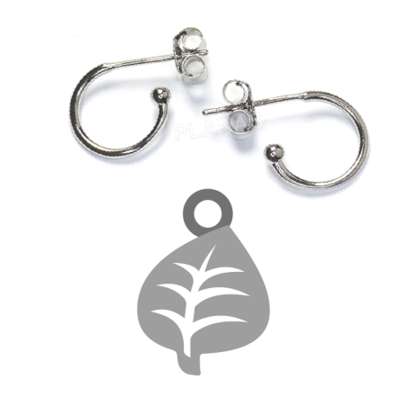 Pendientes mini-aro bolita Planta TCG || CATCH THEM ALL -TCG-