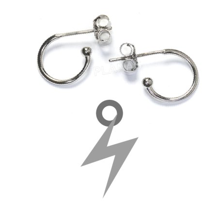 Pendientes mini-aro bolita Eléctrico TCG || CATCH THEM ALL -TCG-